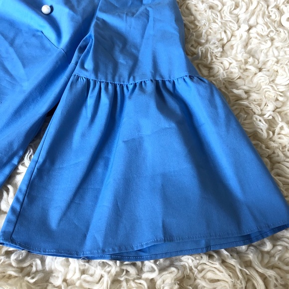 Blue Blouse w/ Beaded Detailing - Picture 6 of 6